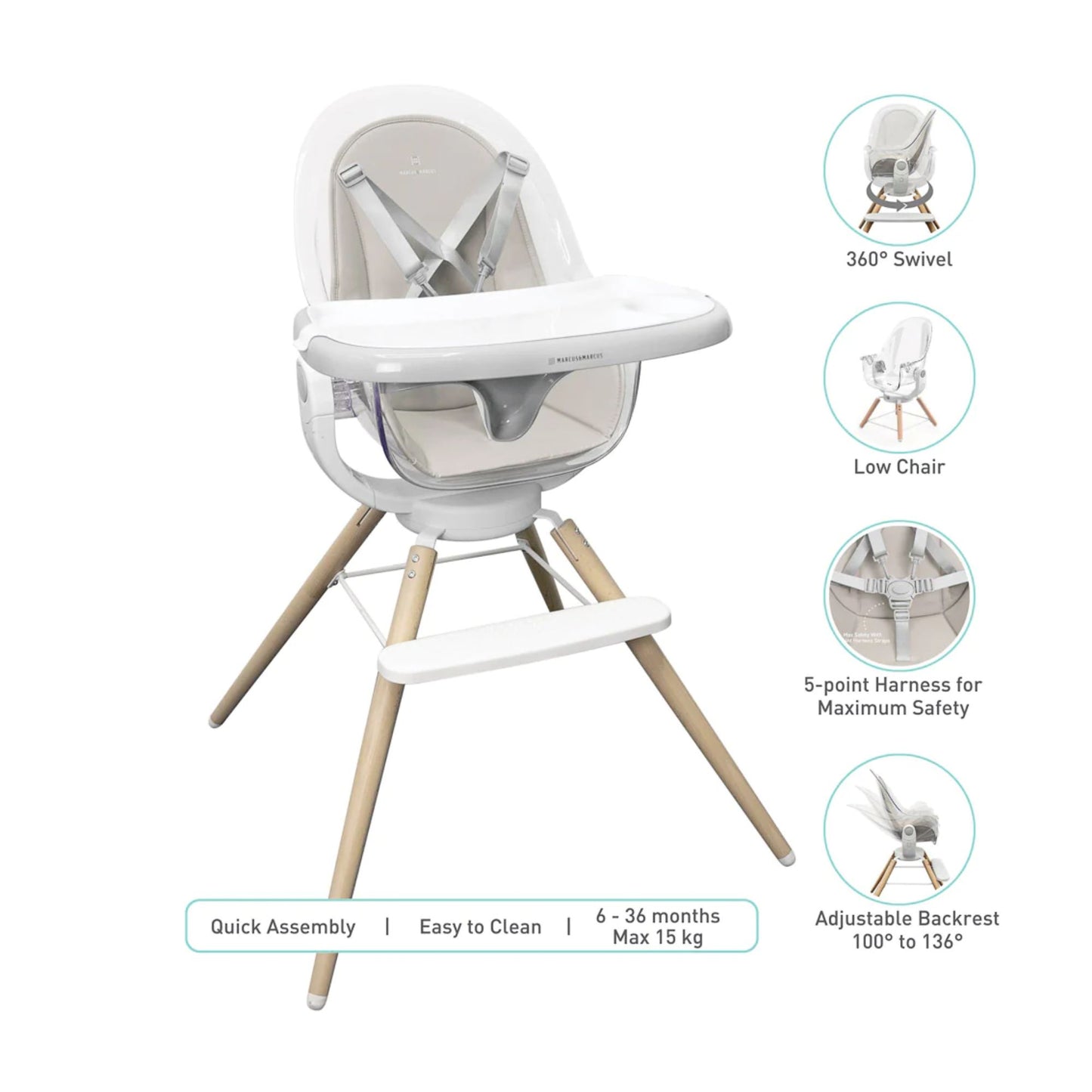 Marcus & Marcus 360° High Chair