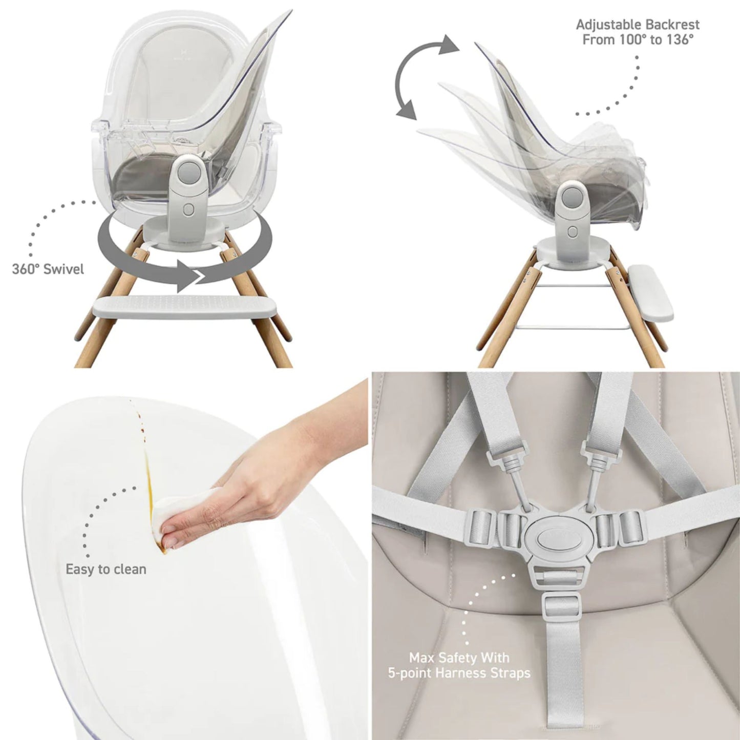 Marcus & Marcus 360° High Chair