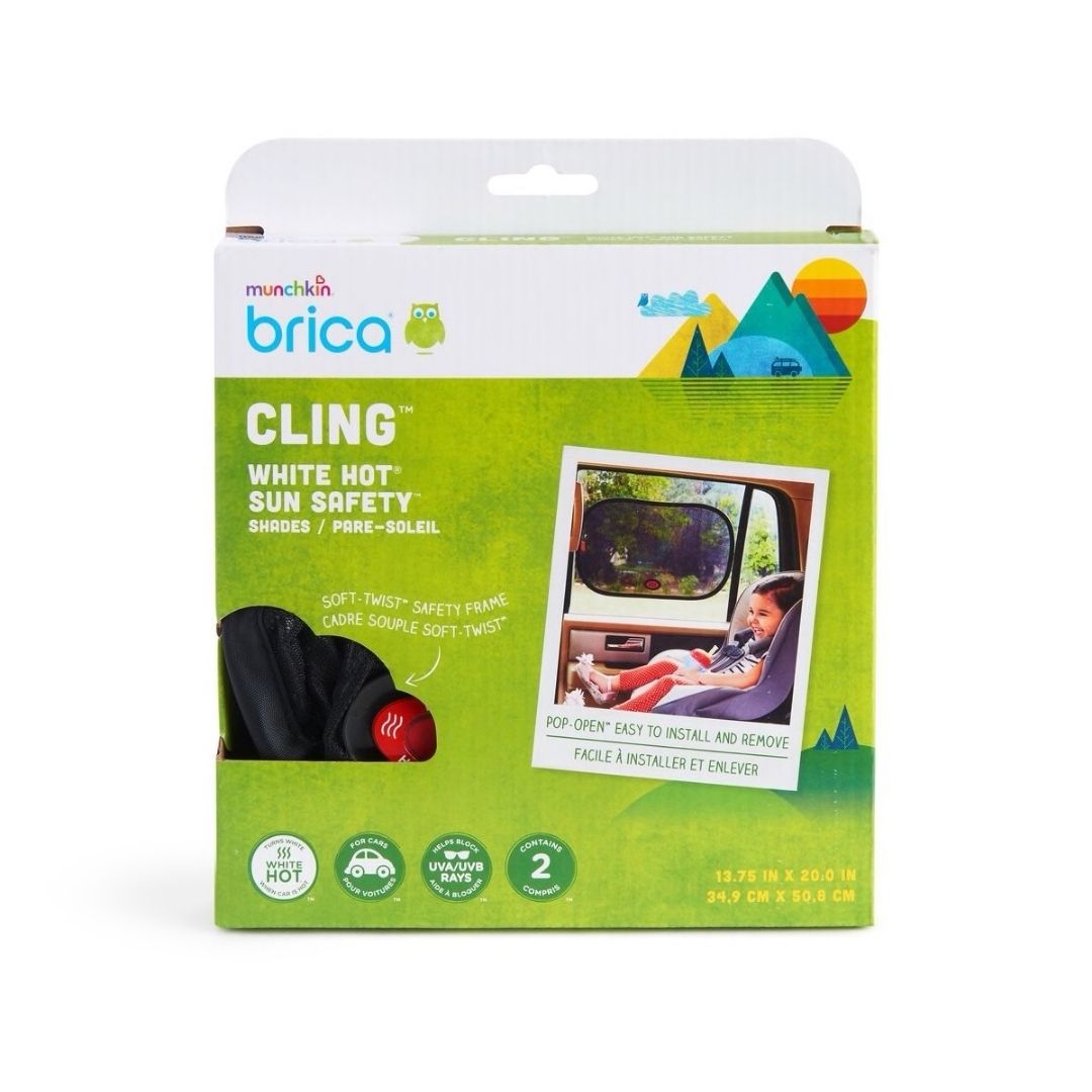 Munchkin Brica ® Cling™ White Hot ® Pop Open Shade - 2pk