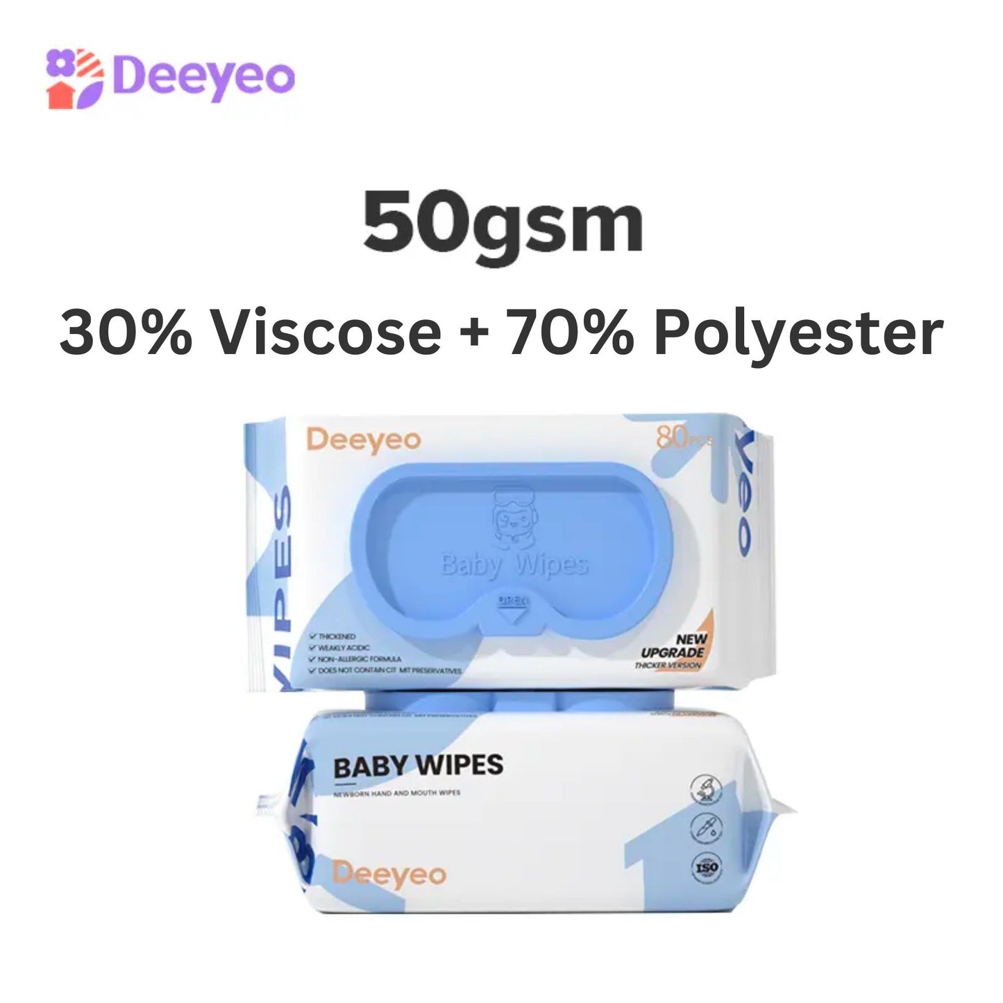 Deeyeo Baby Wet Wipes (80pcs per pack)