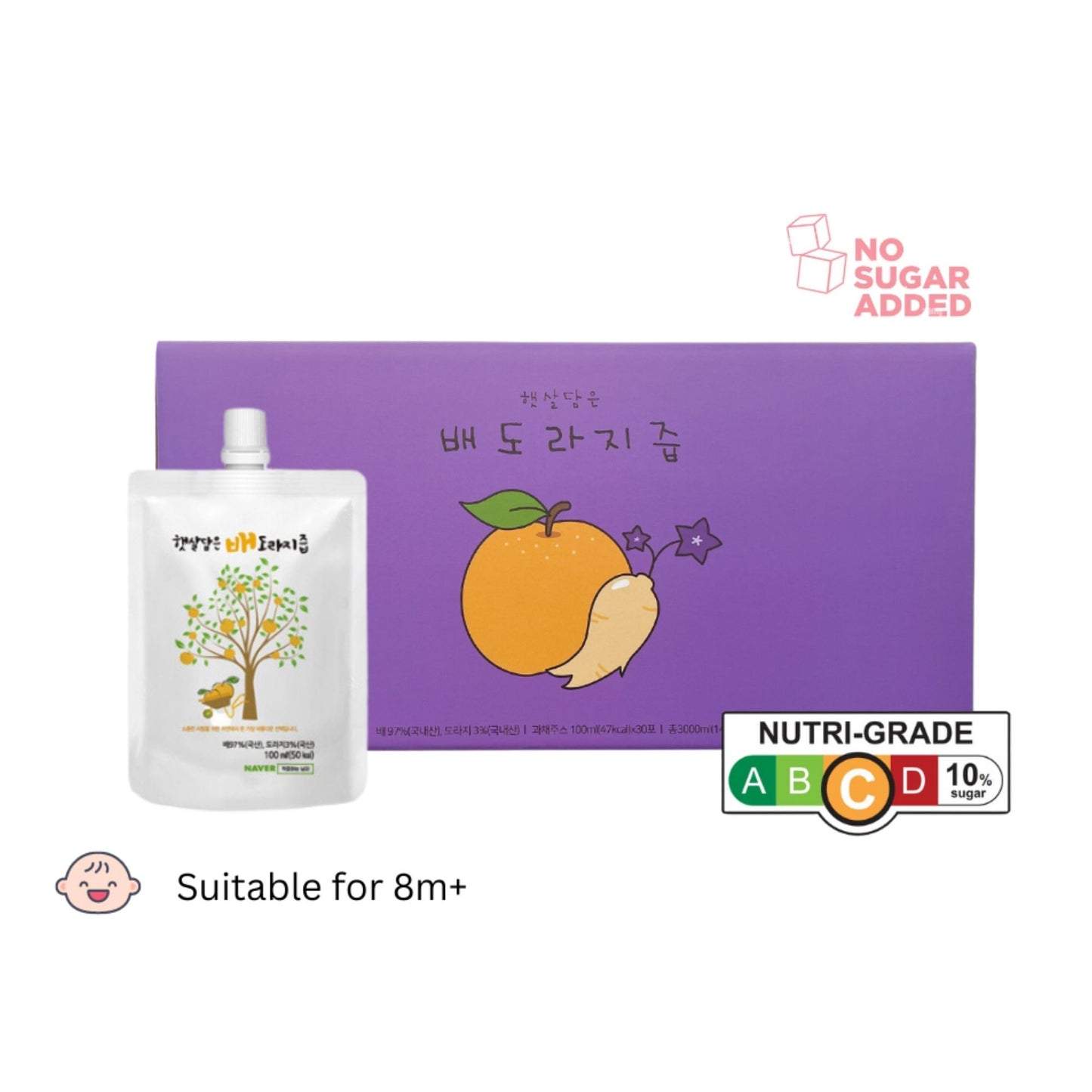 Dinky Sun Farm Korea 100% NFC Fruit Juice