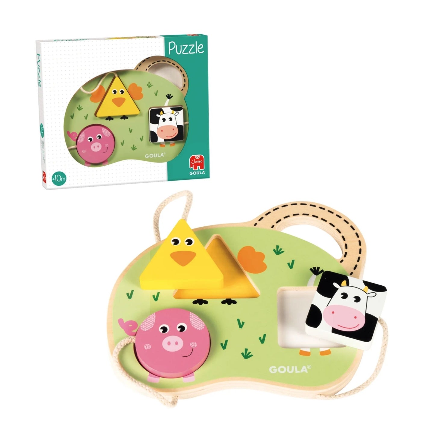 Goula 3 Farm Animal Puzzle