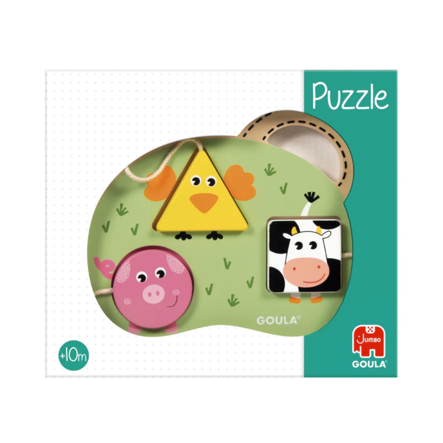 Goula 3 Farm Animal Puzzle