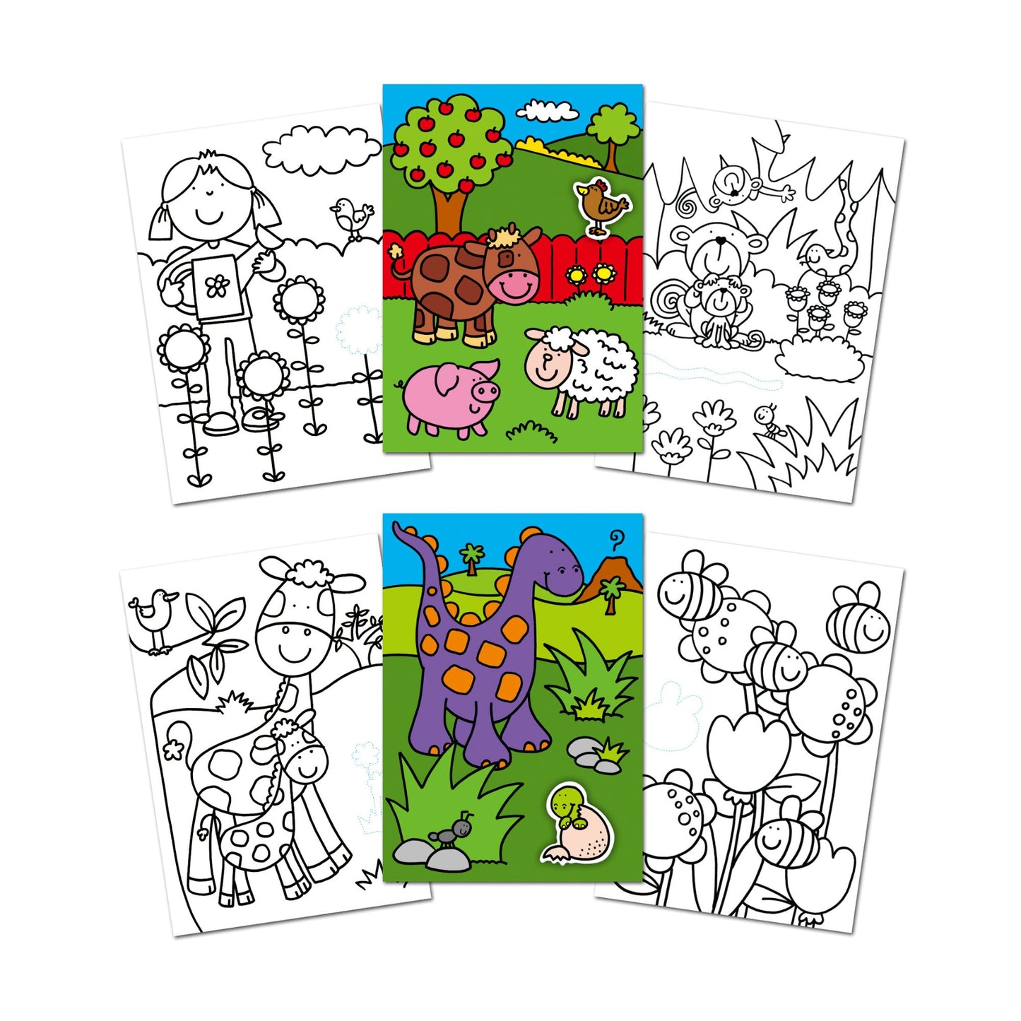 Galt First Sticker Colouring Book