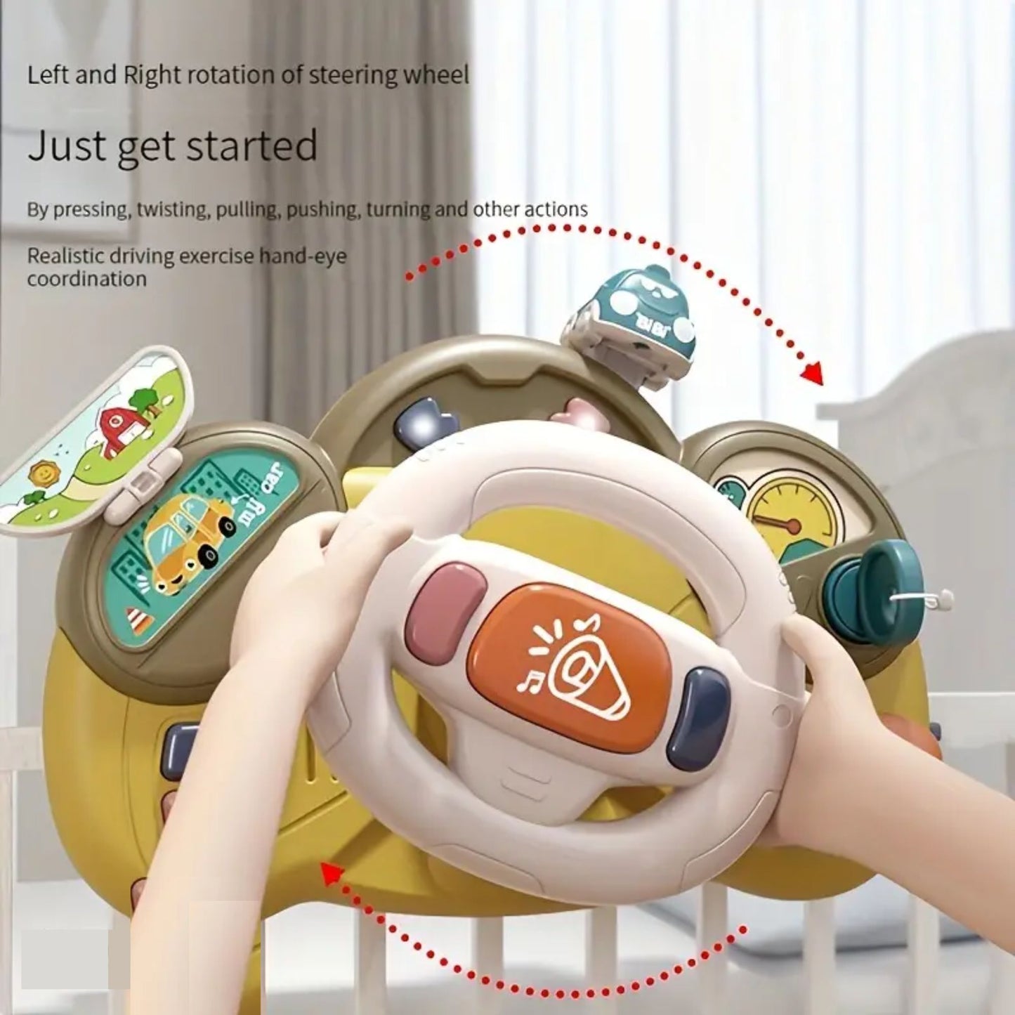 Maya & Friends Baby First Driving Simulator Toy