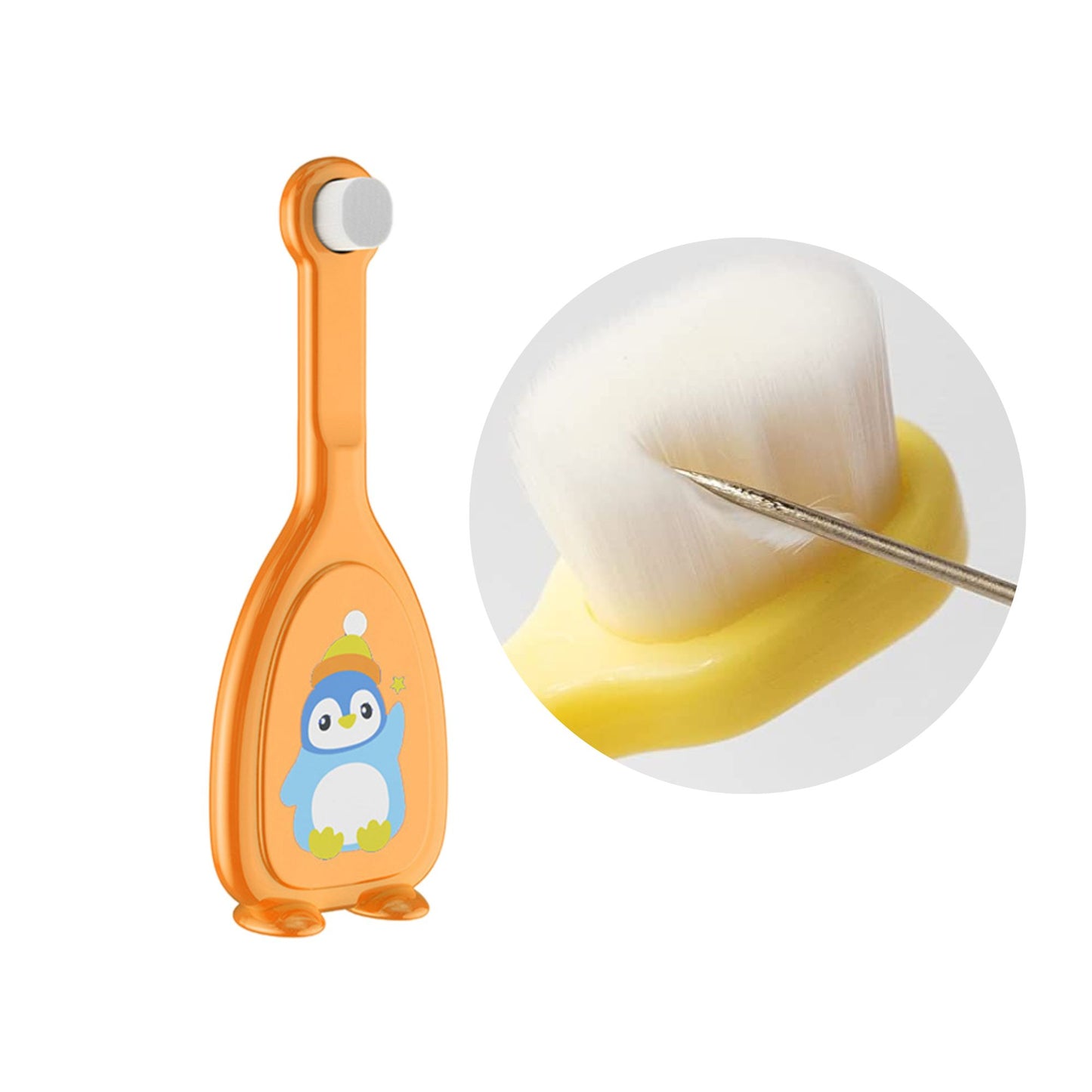 Maya & Friends Infant Toothbrush Set (U-Shaped & Ultra Soft Bristle) With Case