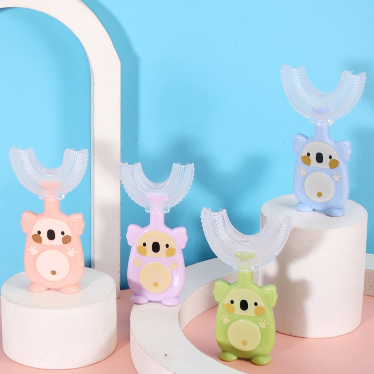 Maya & Friends U-Shaped Children Toothbrush With Case
