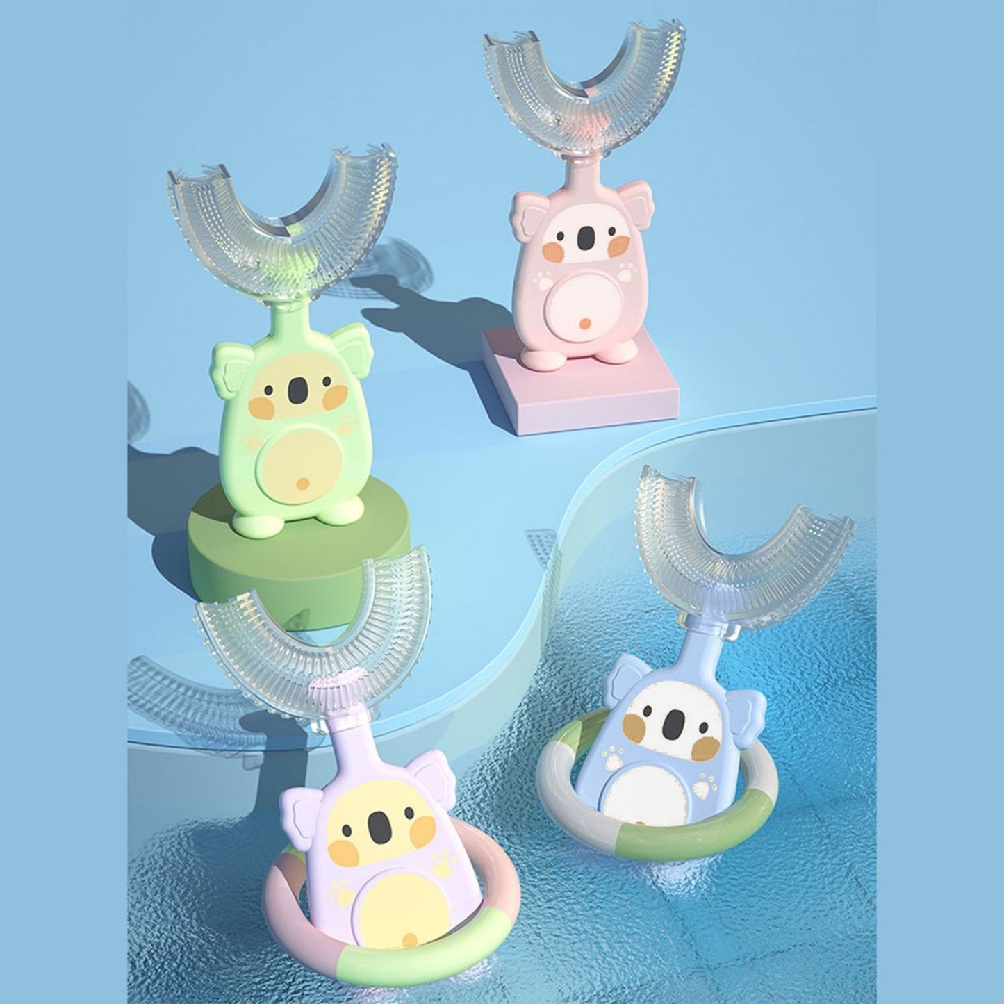 Maya & Friends U-Shaped Children Toothbrush With Case