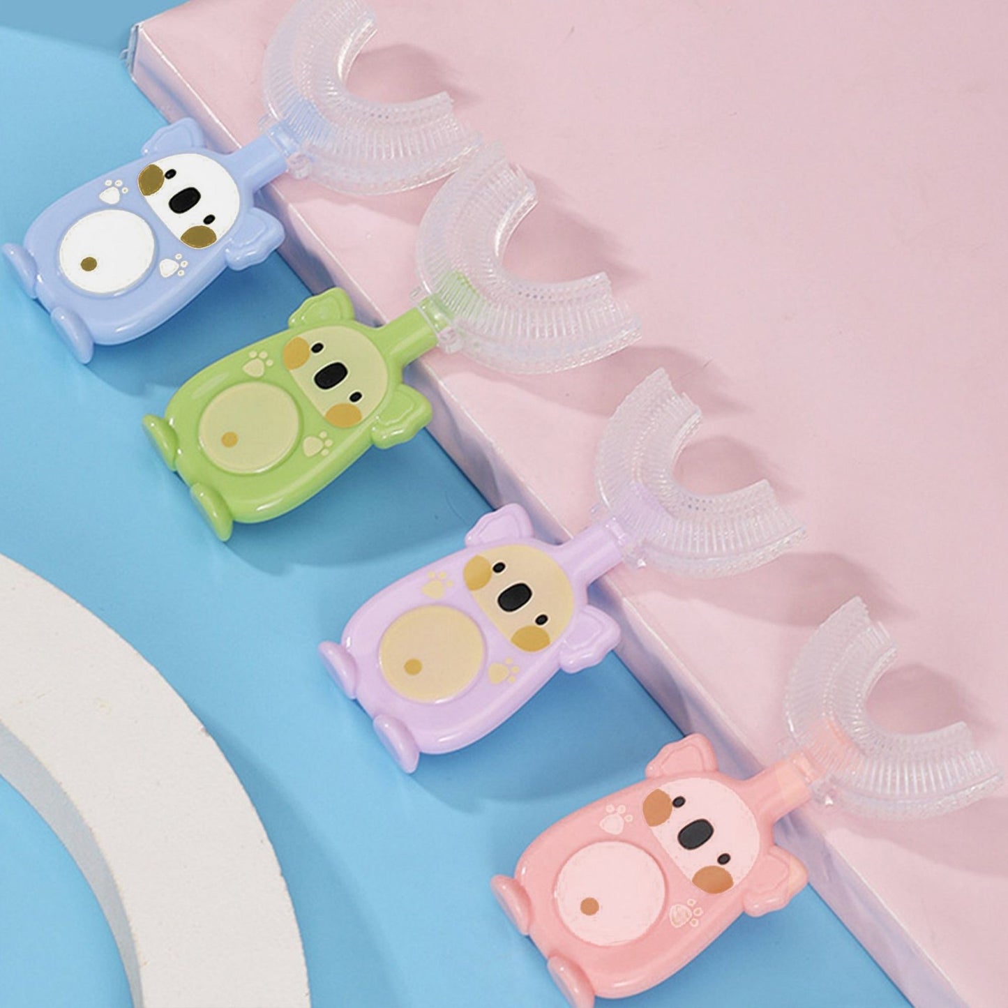 Maya & Friends U-Shaped Children Toothbrush With Case