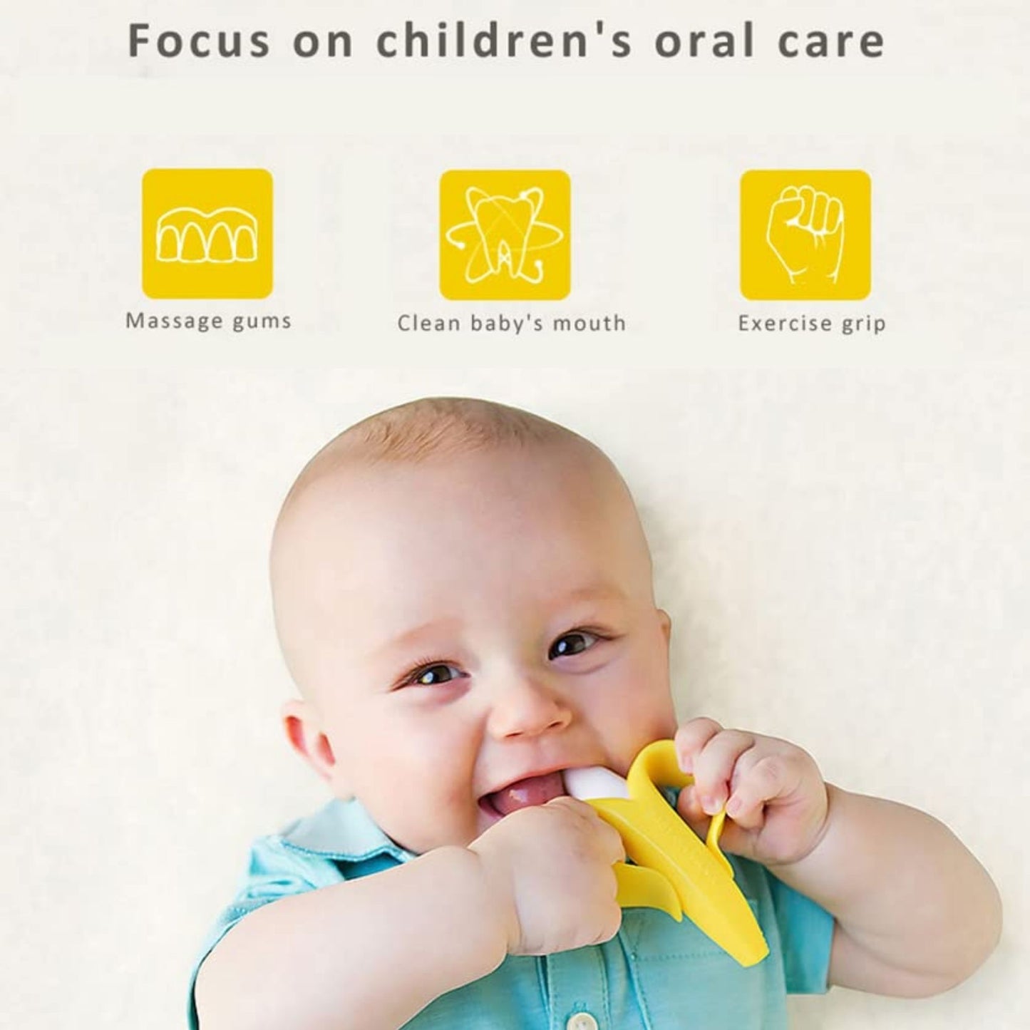 Maya & Friends Banana Teether Toothbrush
