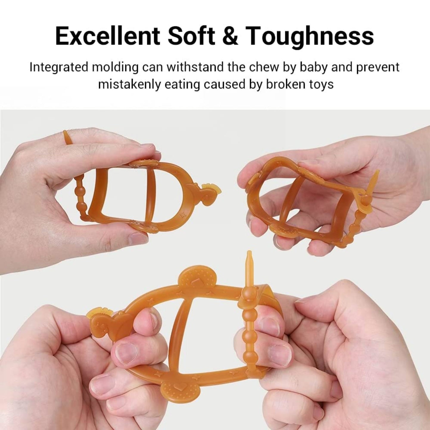 Maya & Friends Soft Silicone Wrist Teether