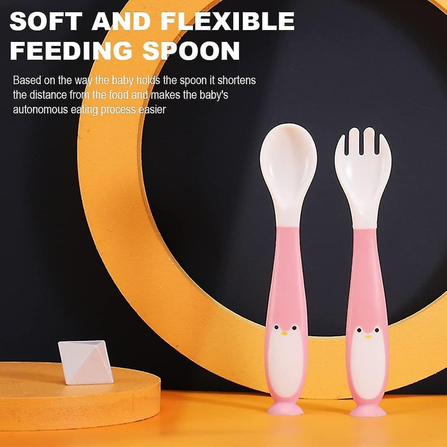 Maya & Friends Bendable Fork & Spoon