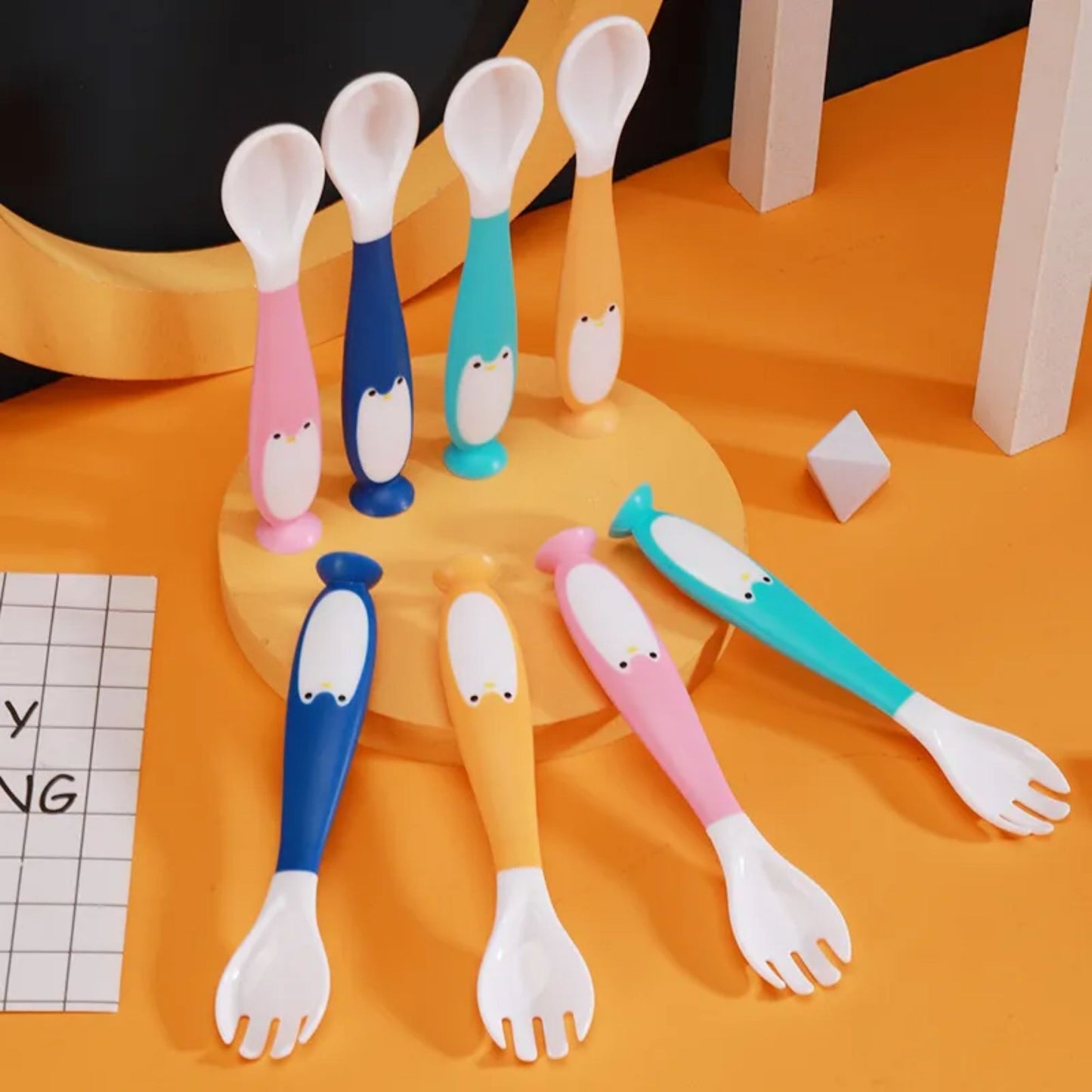 Maya & Friends Bendable Fork & Spoon