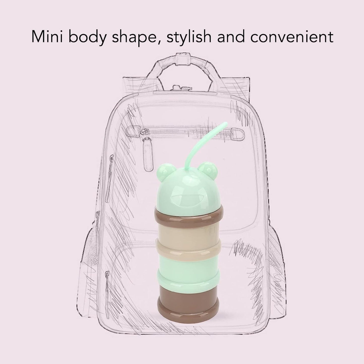 Maya & Friends Portable Baby Food & Formula Container