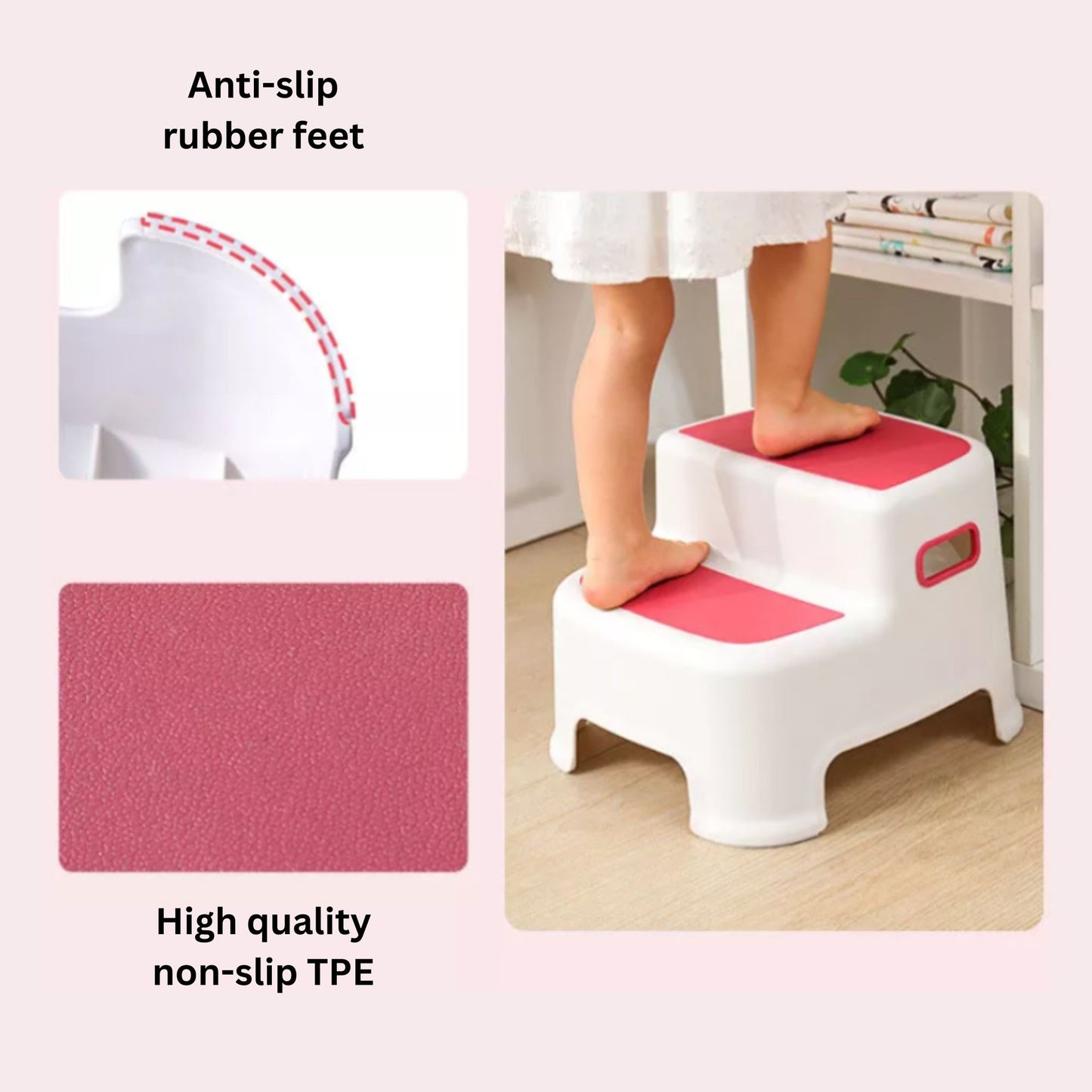 Maya & Friends 2-Stepped Step Stool