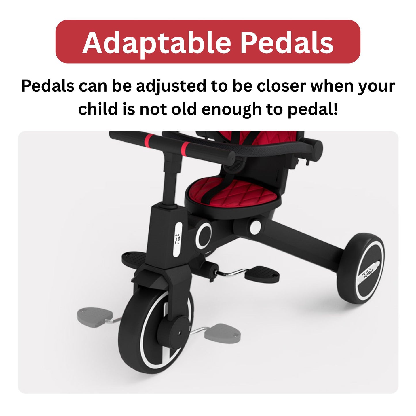 Maya & Friends Adventura 7-In-1 Compact Trike