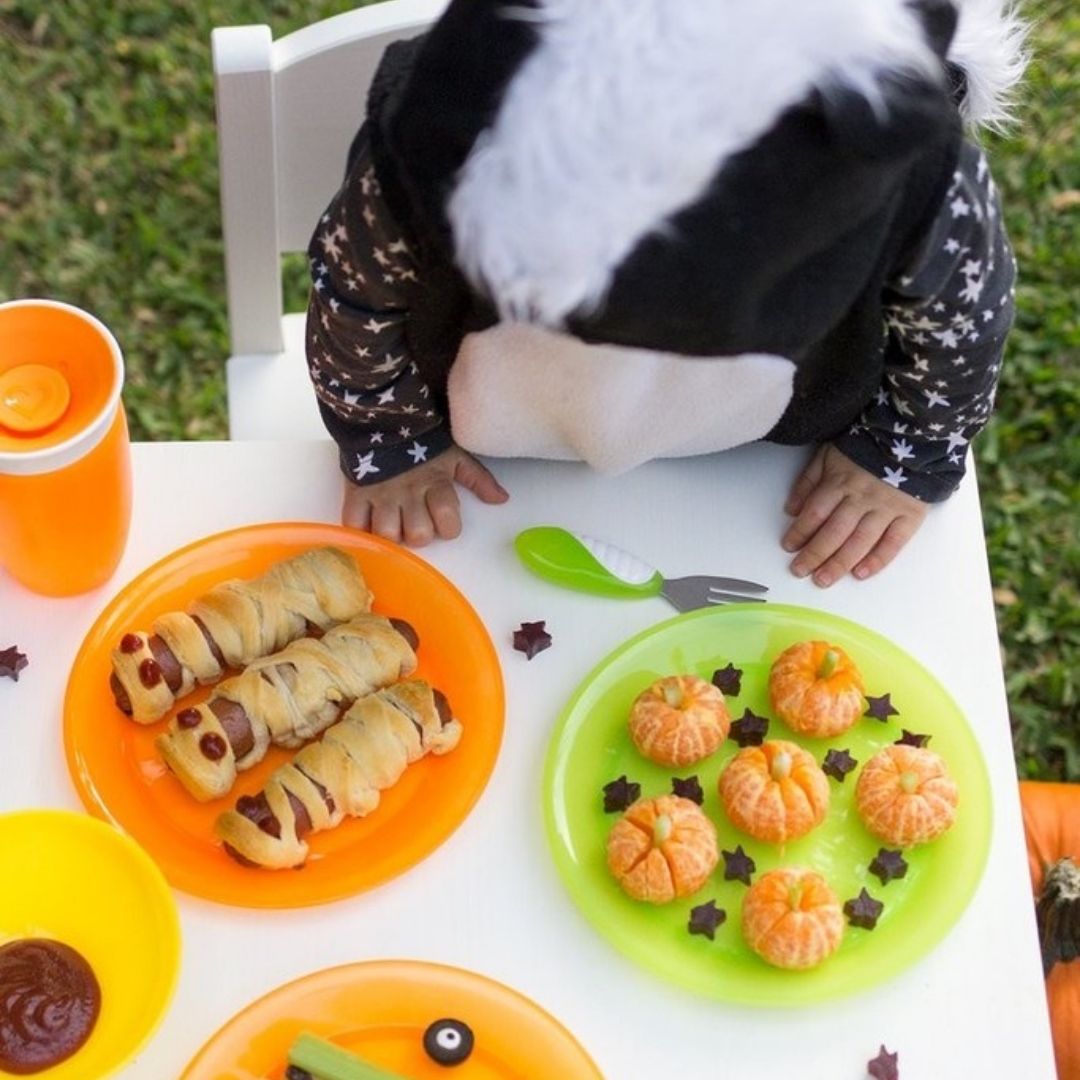 Munchkin Multi Plates - Five Plastic Plates for Toddlers