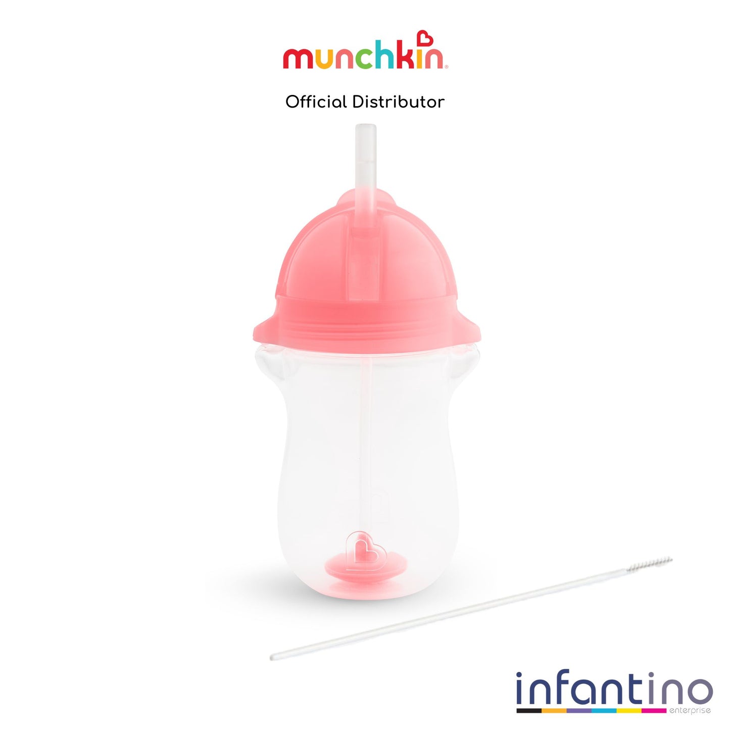 Munchkin Any Angle Click Lock ™ Weighted Straw Cup - 10oz