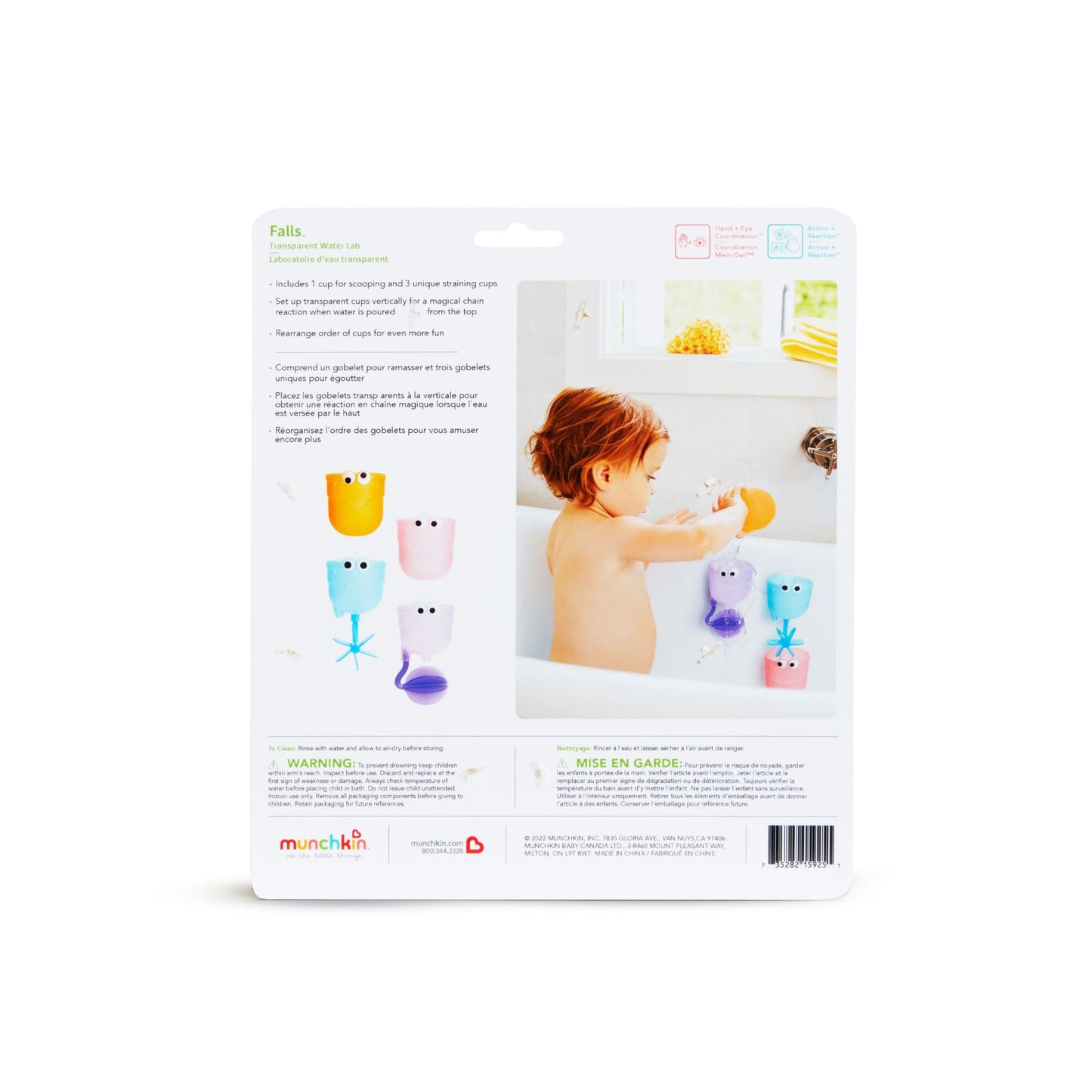 Kids Bath Time with Munchkin Falls