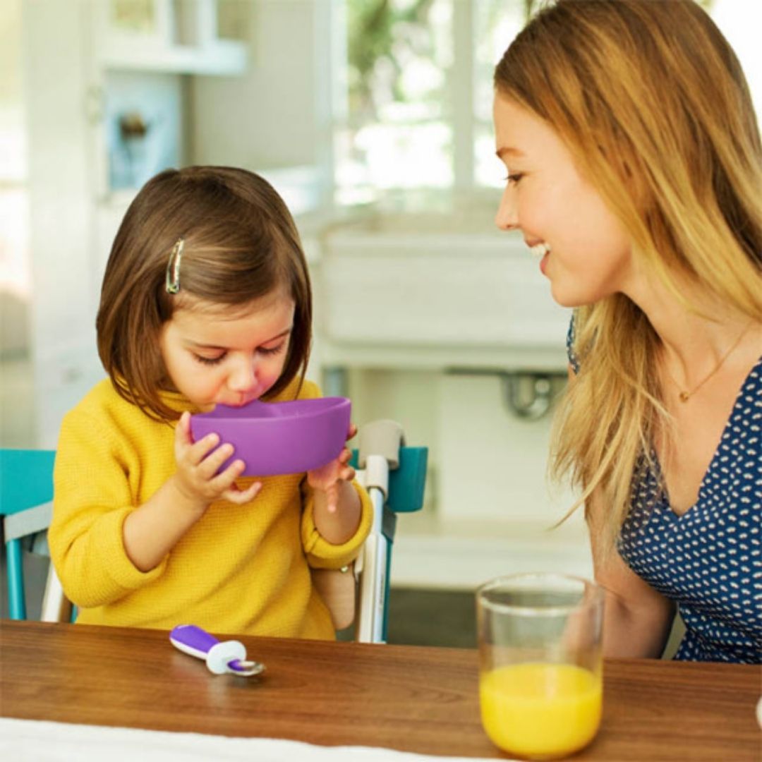 Munchkin Last Drop ™ Silicone Straw Bowl