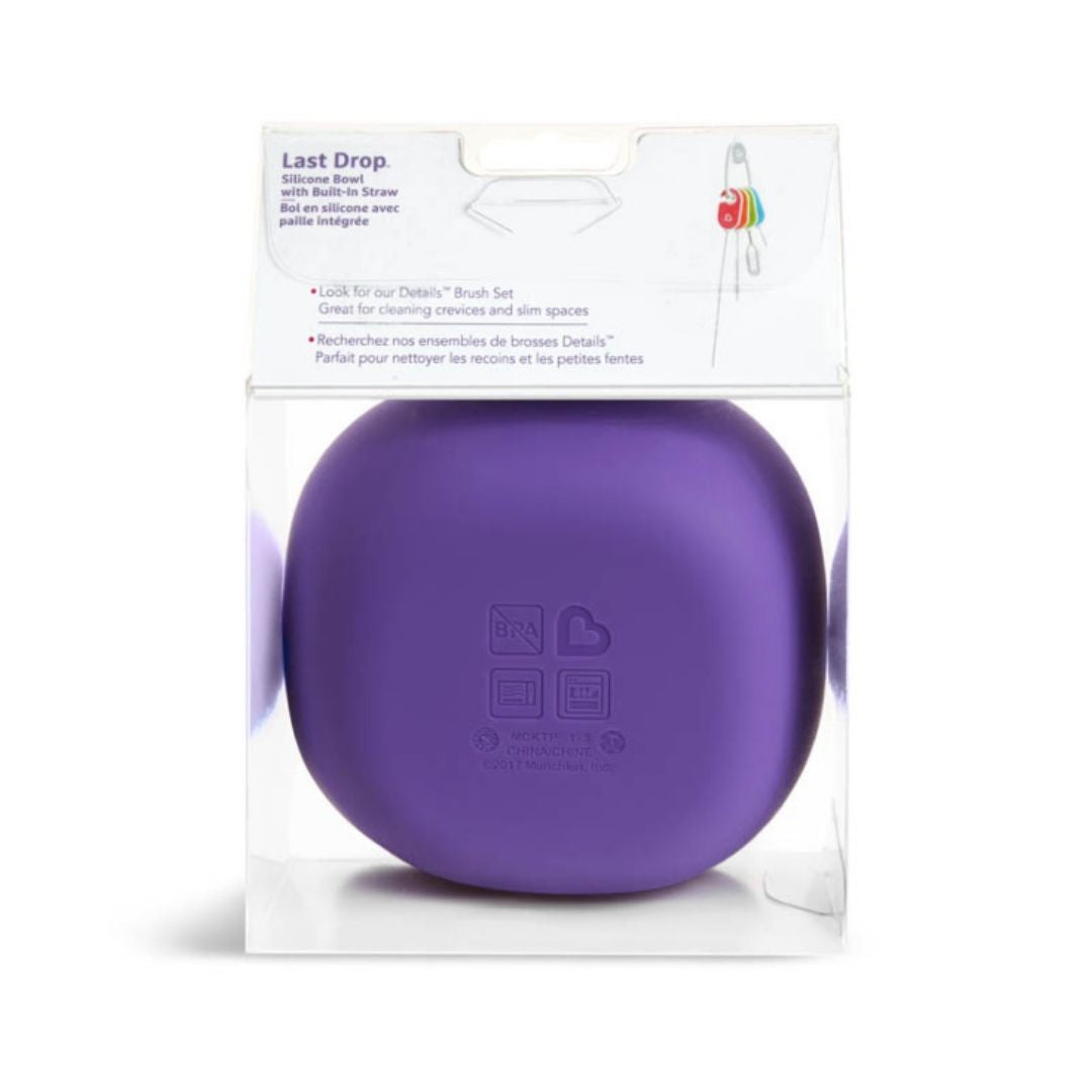 Munchkin Last Drop ™ Silicone Straw Bowl
