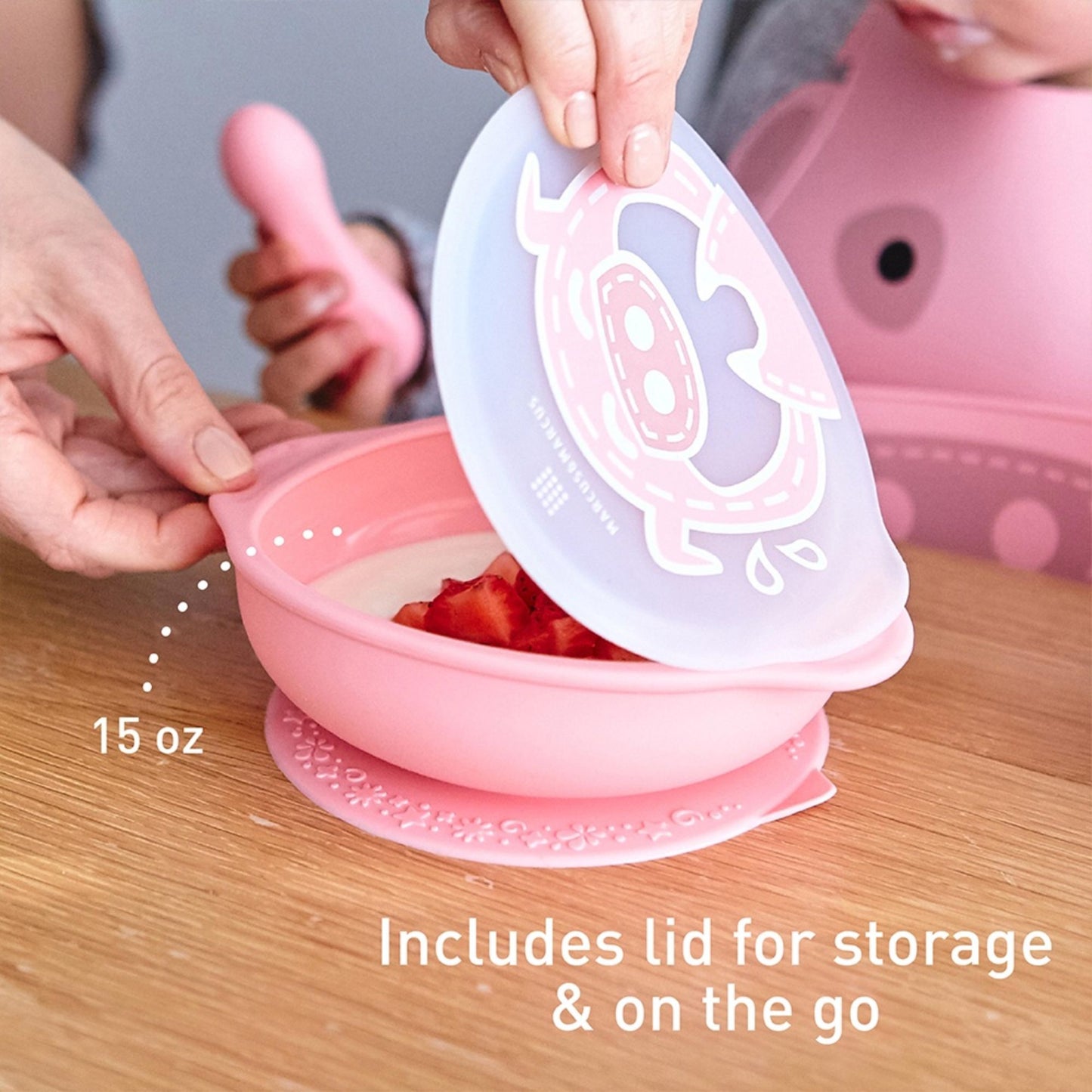 Marcus & Marcus Suction Bowl with Lid