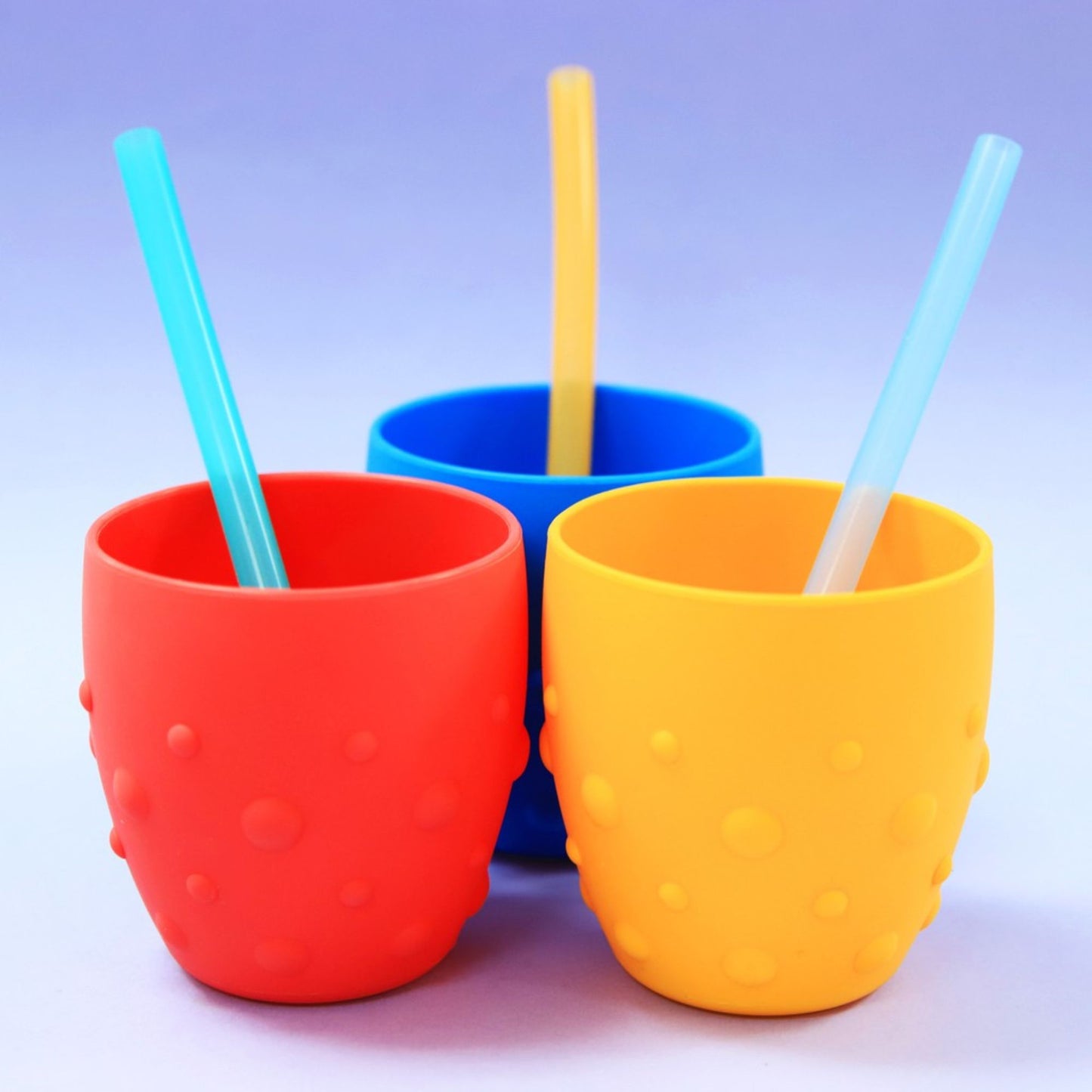 Marcus & Marcus Reusable Silicone Straws & Brush Set