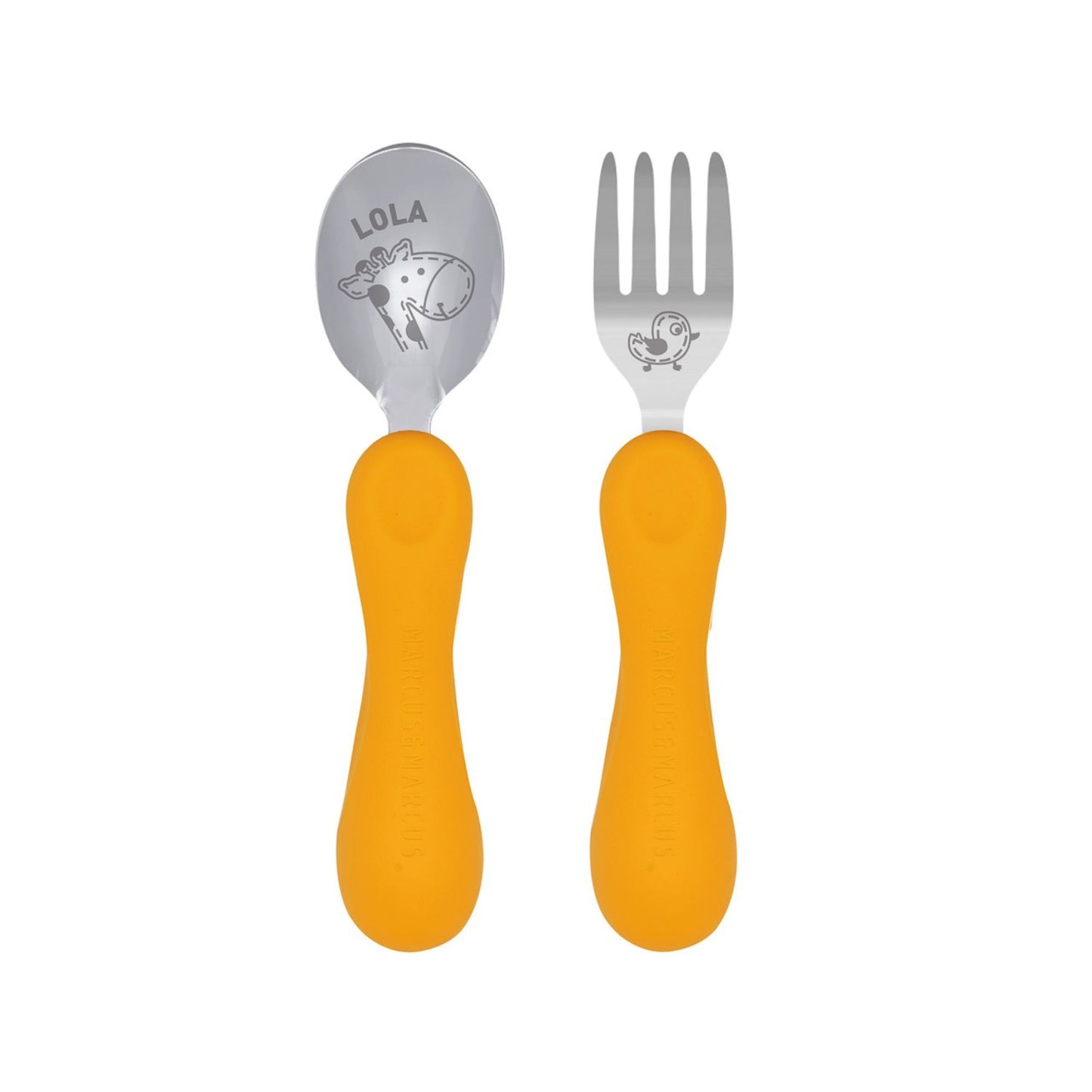 Marcus & Marcus Easy Grip Spoon & Fork Set