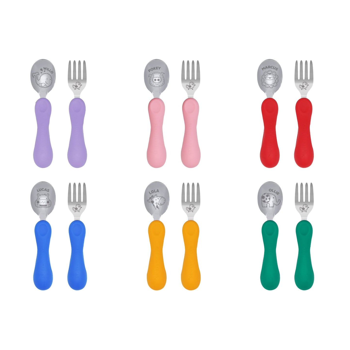 Marcus & Marcus Easy Grip Spoon & Fork Set