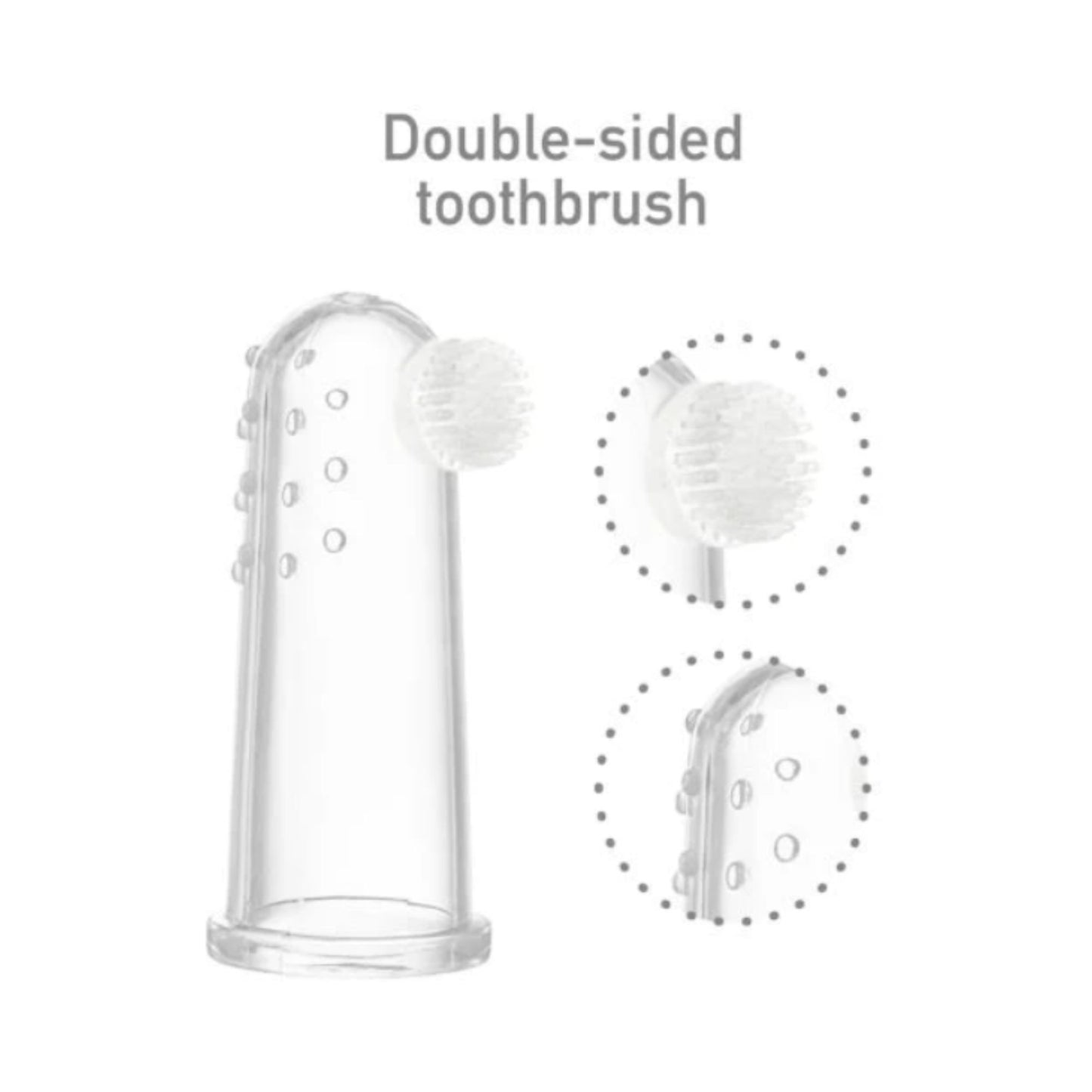 Marcus & Marcus Finger Toothbrush & Gum Massager Set