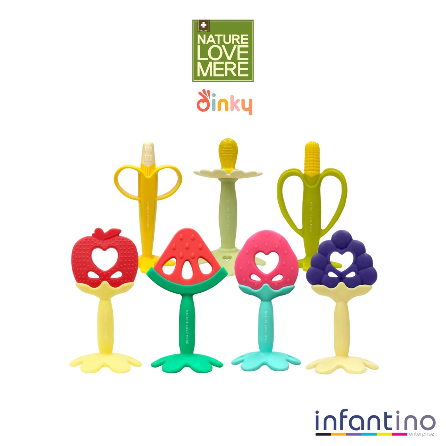 Nature Love Mere Korean Platinum Grade Silicone Baby Teether Toy