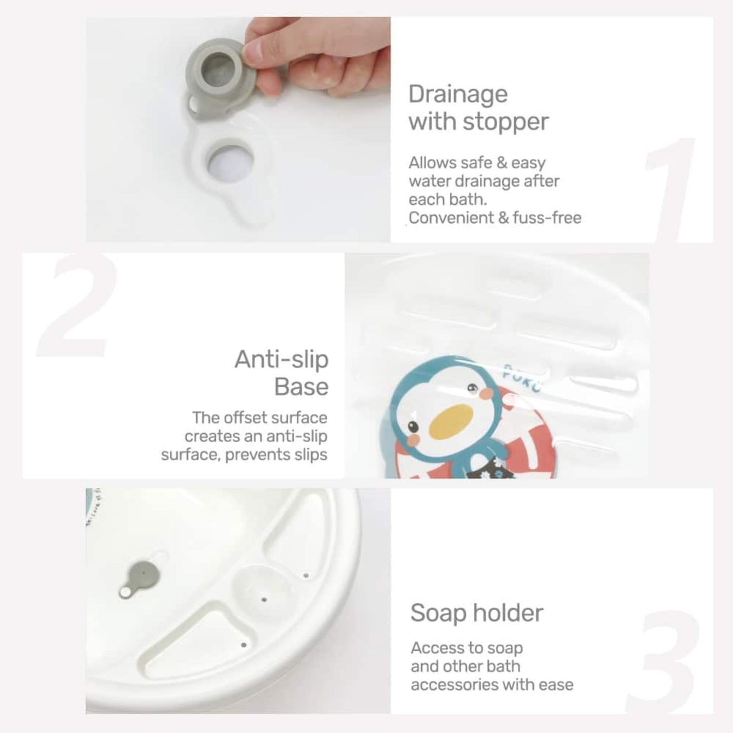 Puku Baby Bath Tub (L)