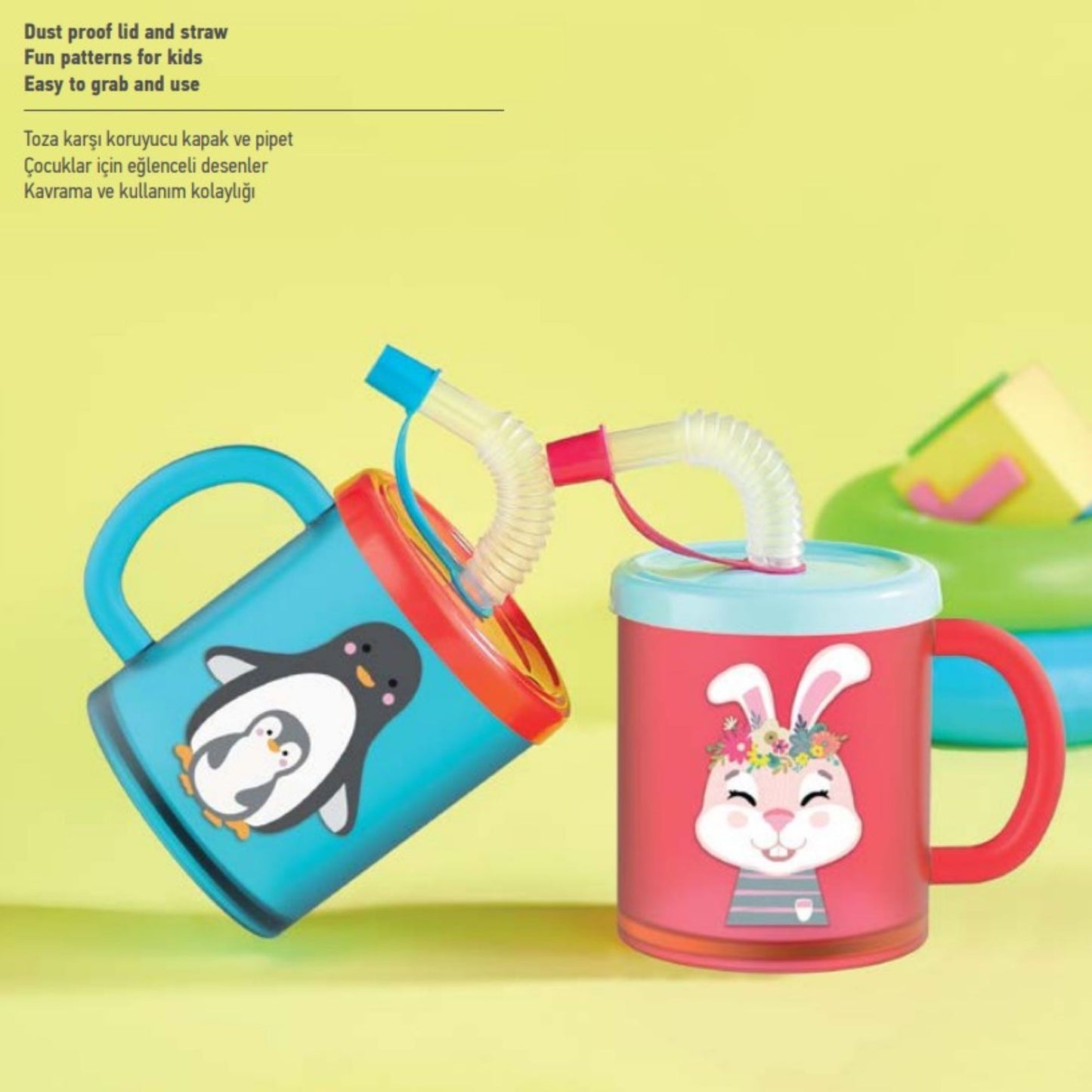 Renga Rubby Tumbler With Straw - 210ML
