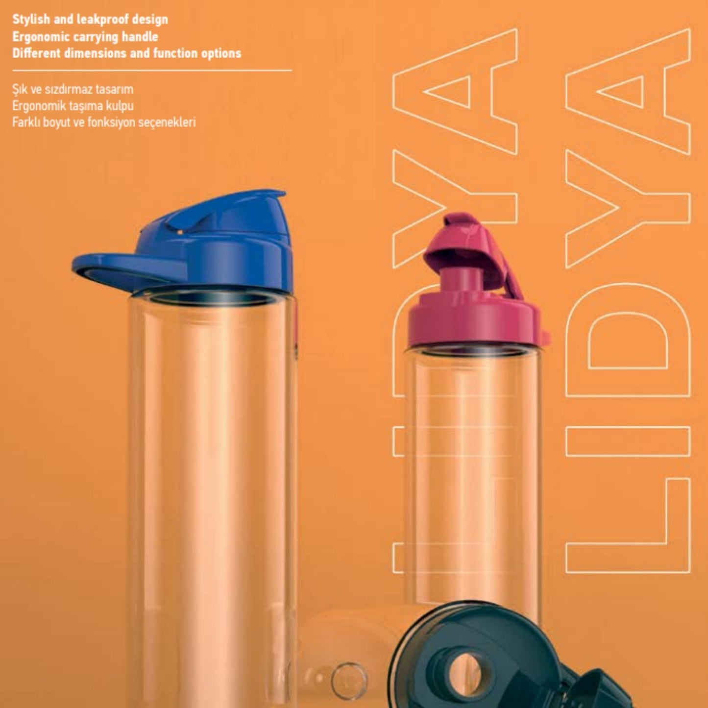 Renga Lidya Tritan Water Bottle - 500ML