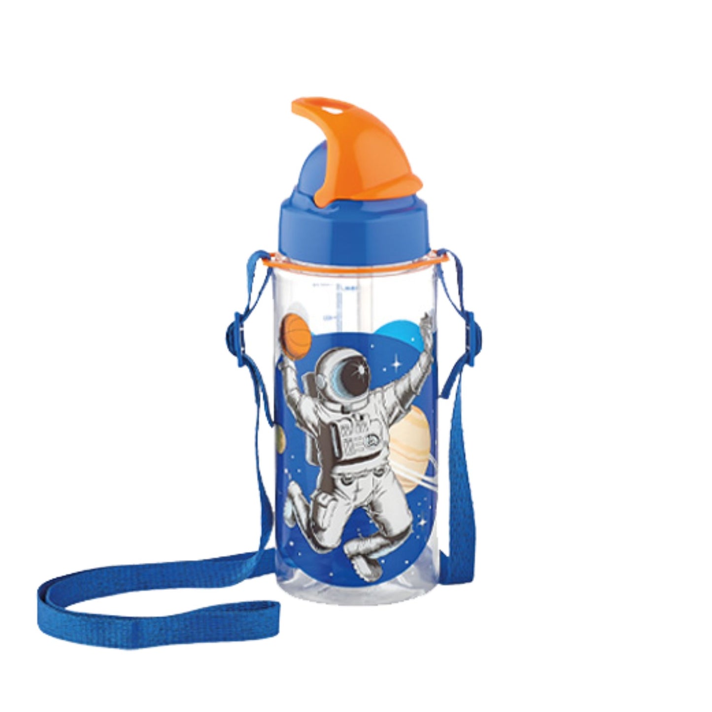 Renga Sonic Tritan Water Bottle With Straw And Shoulder Strap - 500ML