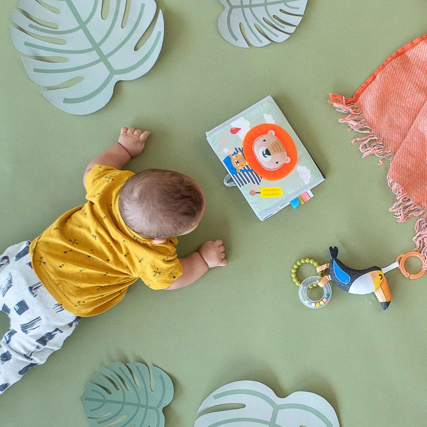 Taf Toys Savannah Tummy-Time Book - Infantino
