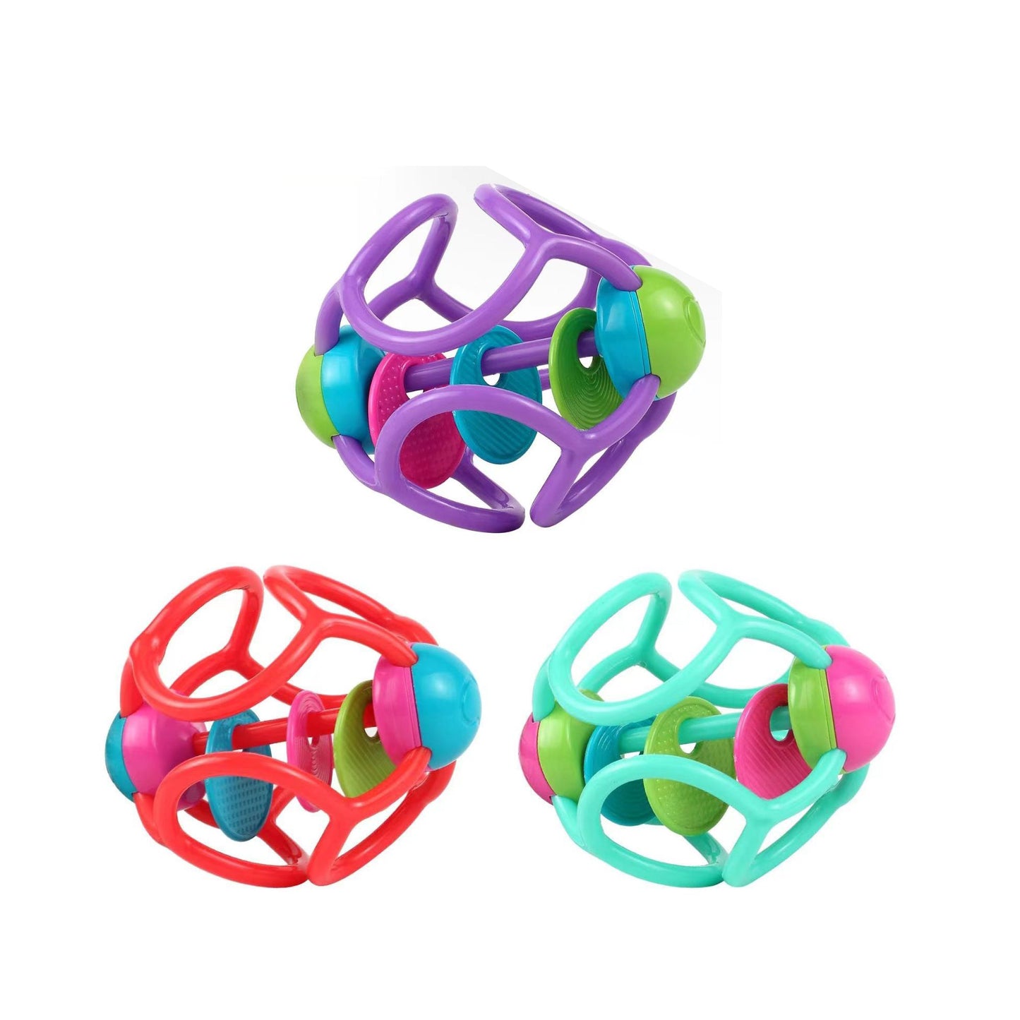 Maya & Friends Teething Rattle (Assorted Colours)