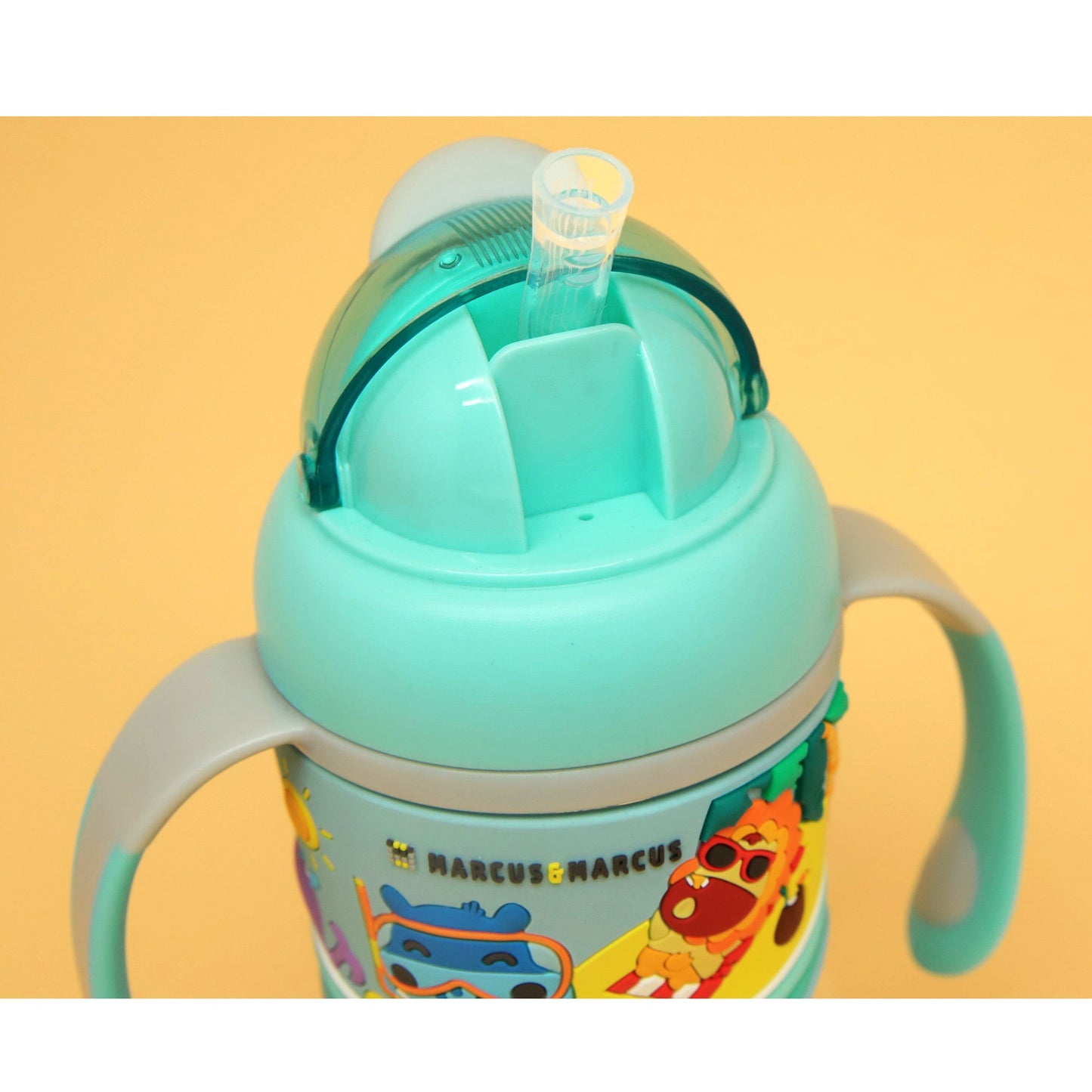 Marcus & Marcus 2-stage Tritan Straw Bottle - Blue