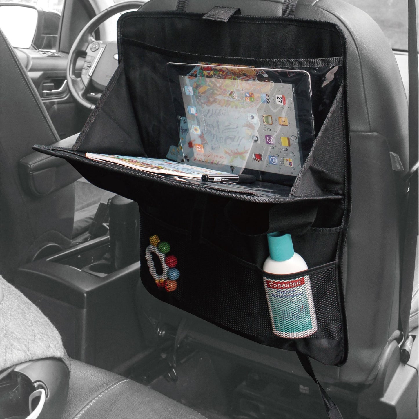 Bonbijou 2-In-1 Back Seat Organiser With Tray