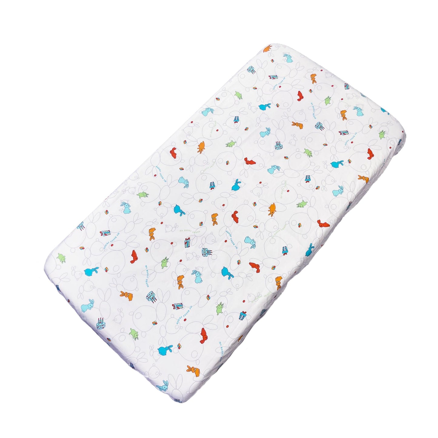 My Bunny Friend Portable Mattress Cover (Bunny Party)