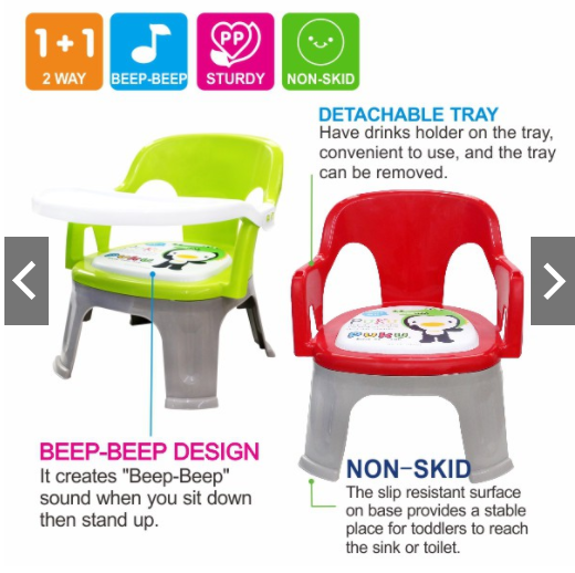 Puku BiBi Chair With Feeding Tray