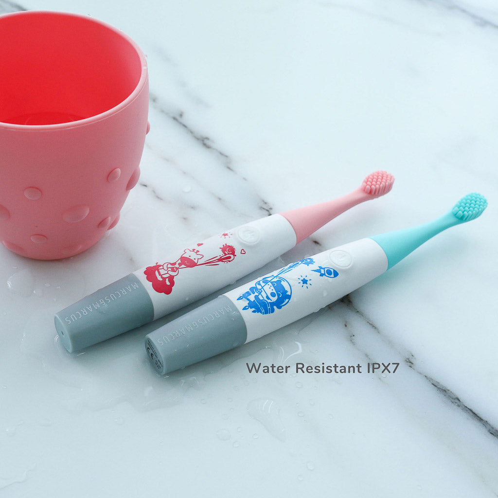 Marcus & Marcus Kids 2-Min Timer Sonic Silicone Electric Toothbrush