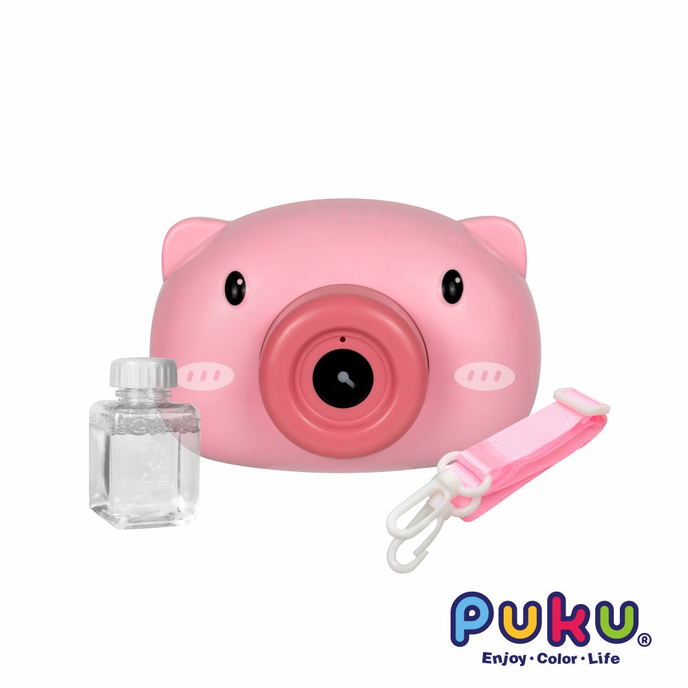 Puku Bubble Camera With Music (Beige/Pink)