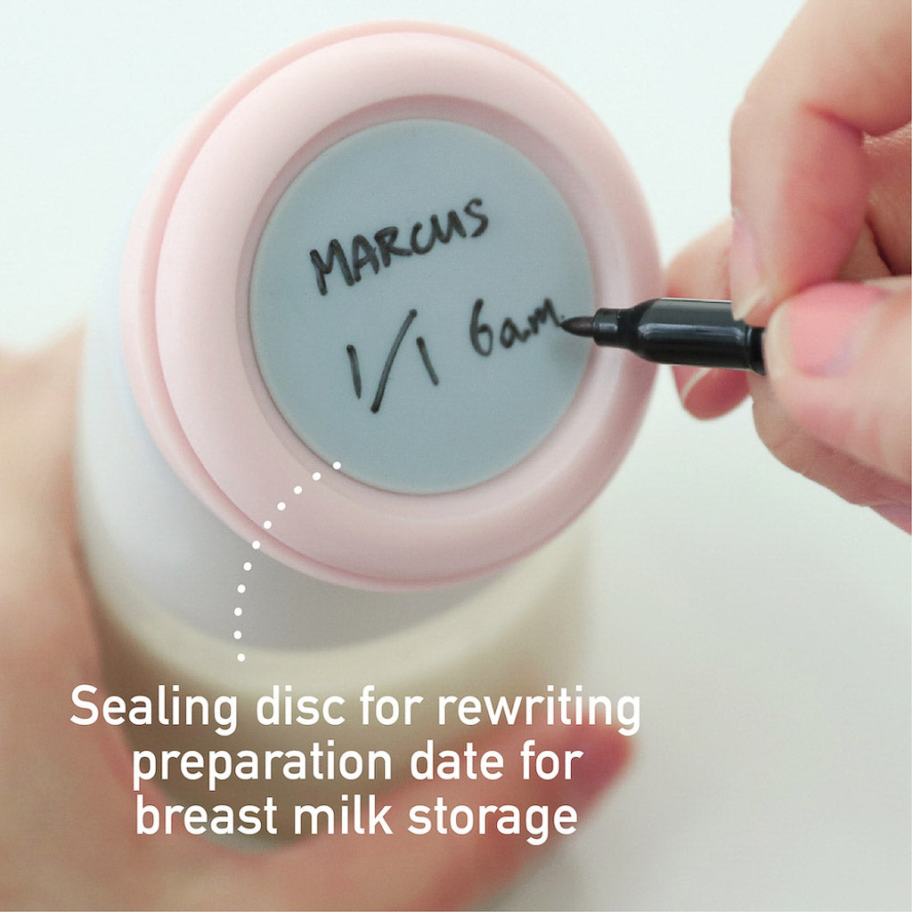 Marcus & Marcus Silicone Angled Feeding Bottle & Breast Pump