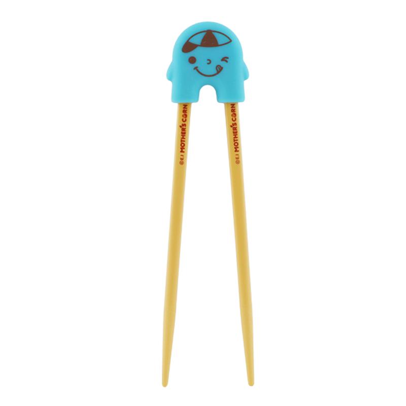 Mother's Corn Training Chopsticks - Blue | Little Baby.