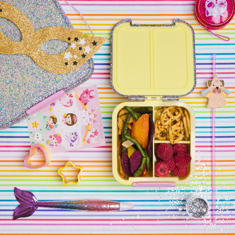 Little Lunch Box Bento Five Yellow Glitter Pre-Order