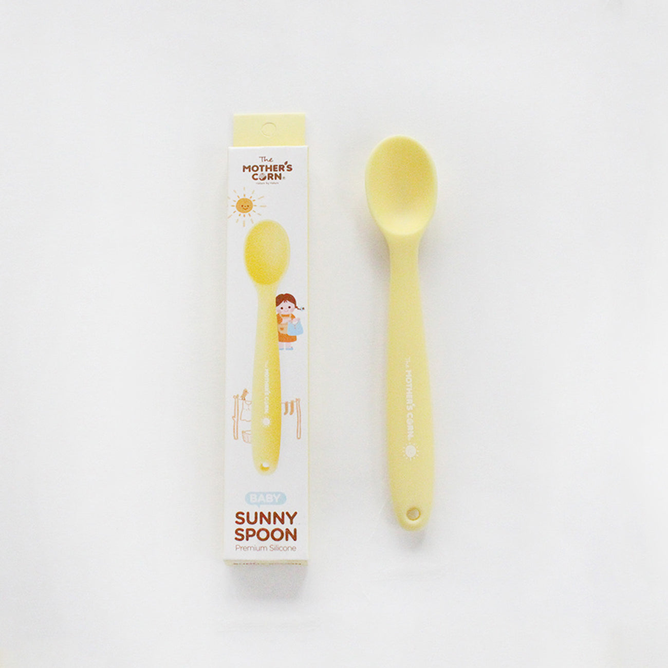 Mother's Corn Sunny Silicone Spoon | Little Baby.