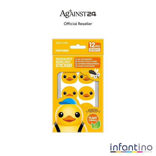 Against24 Rubber Duck Mosquito Repellent Stickers