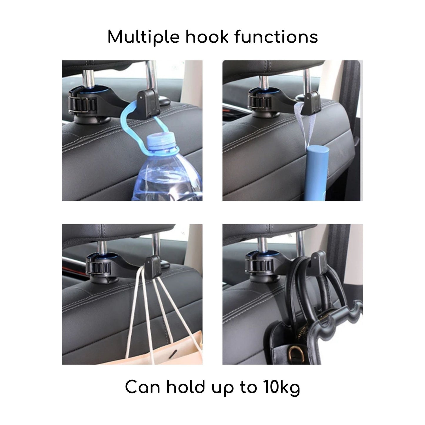 Bonbijou Multifunctional Car Hook With Mobile Phone Holder