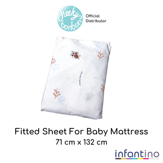 Cheeky Bon Bon Fitted Sheet For Baby Mattress